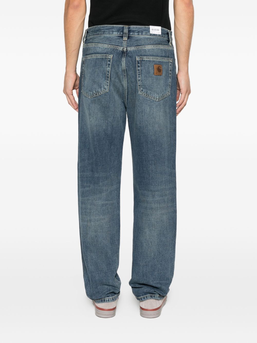 Carhartt Wip Main Carhartt WIP Silk & Nylon||Silk & Nylon|| Aaron denim jeans - view 3