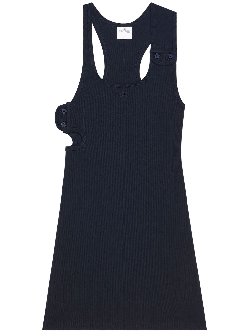Courreges Pre Courrèges 90's mini dress – Cotton 98% Elastane 2%