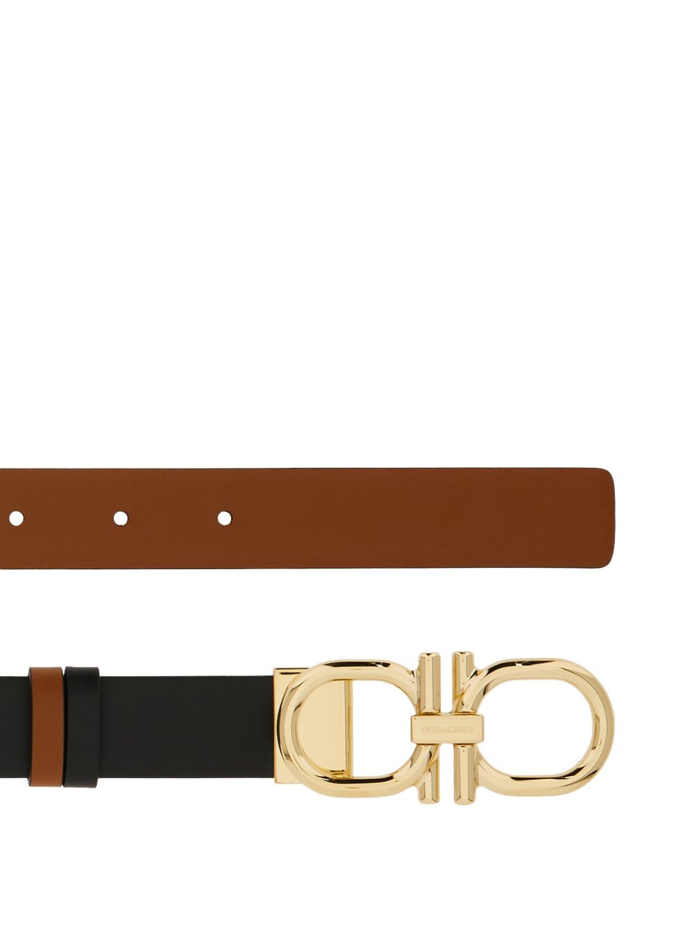 Ferragamo Reversible And Adjustable Gancini Belt - view 2
