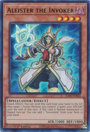 Yu-Gi-Oh! Aleister the Invoker - Alternate Art - RA04-EN024 - Ultra Rare - 1st Edition