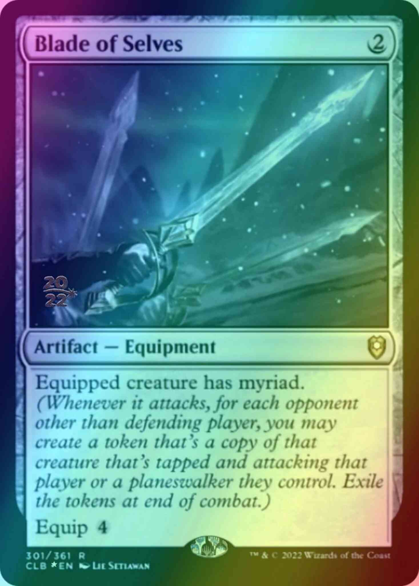 Magic Blade of Selves [301s] [Prerelease] [Commander Legends: Battle for Baldur's Gate: Promos] [Foil]
