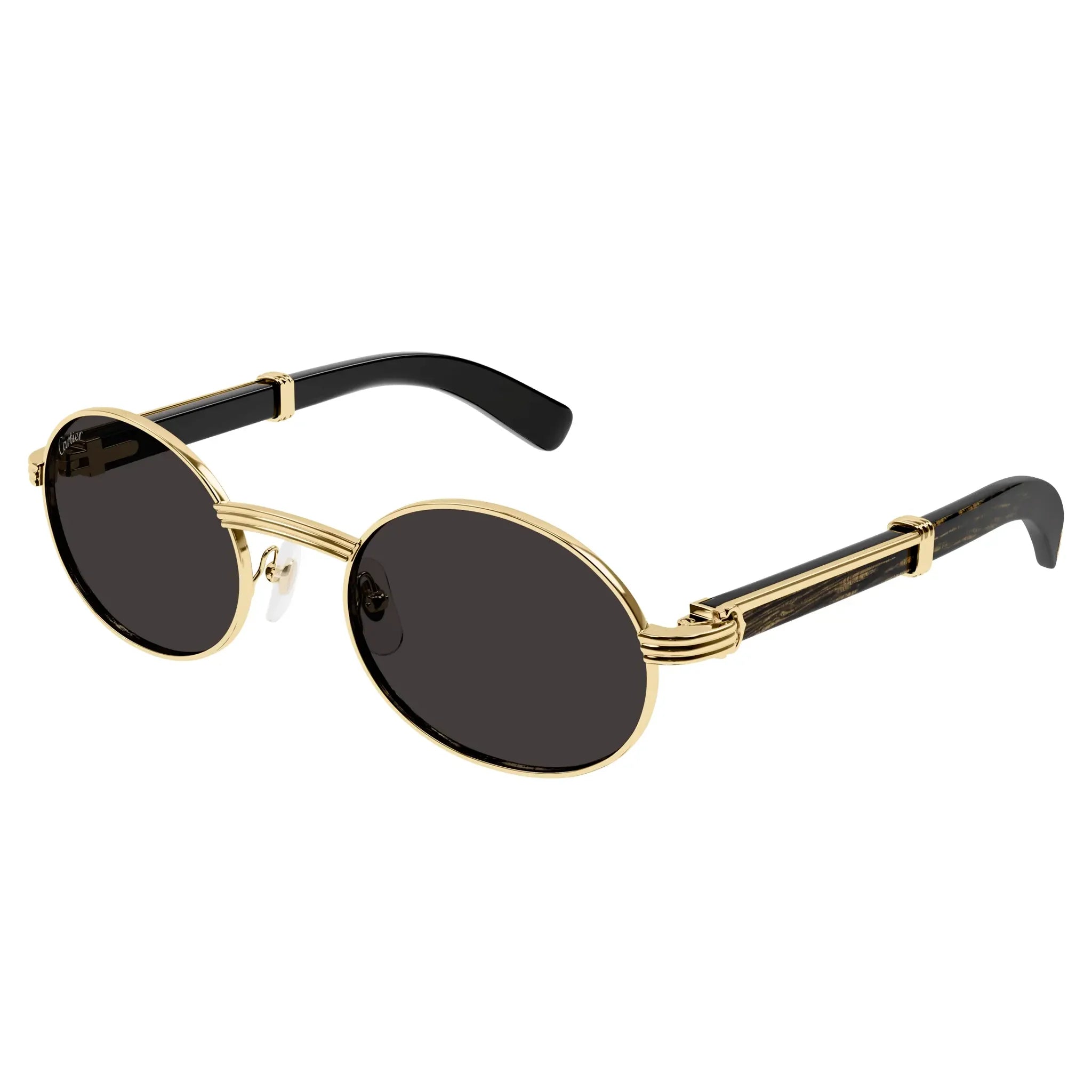 Cartier Eyewear CT0464S-001 Gold Grey Sunglasses - view 2