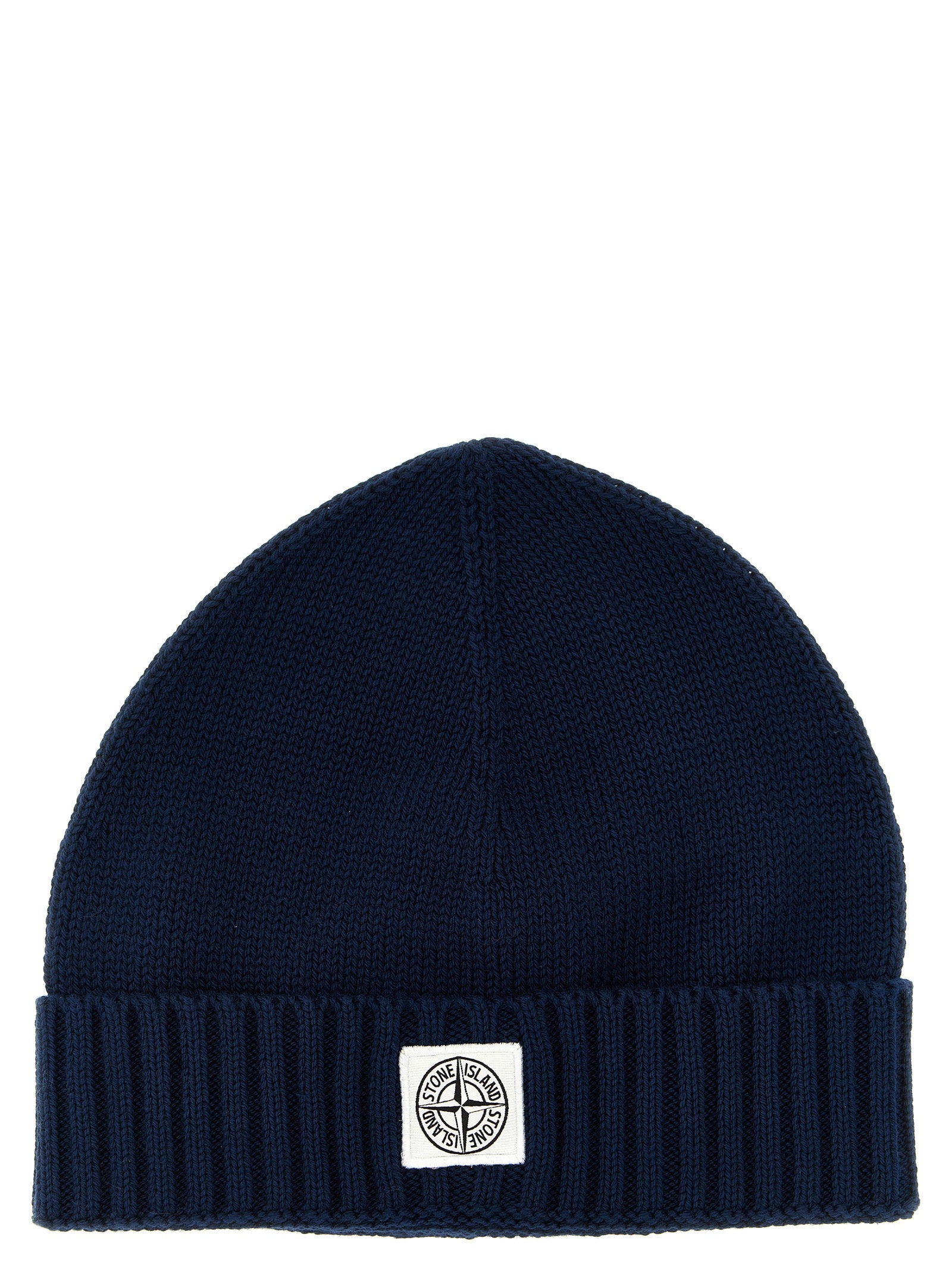 Stone Island Junior Logo Patch Beanie – 95% cotton 5% polyamide