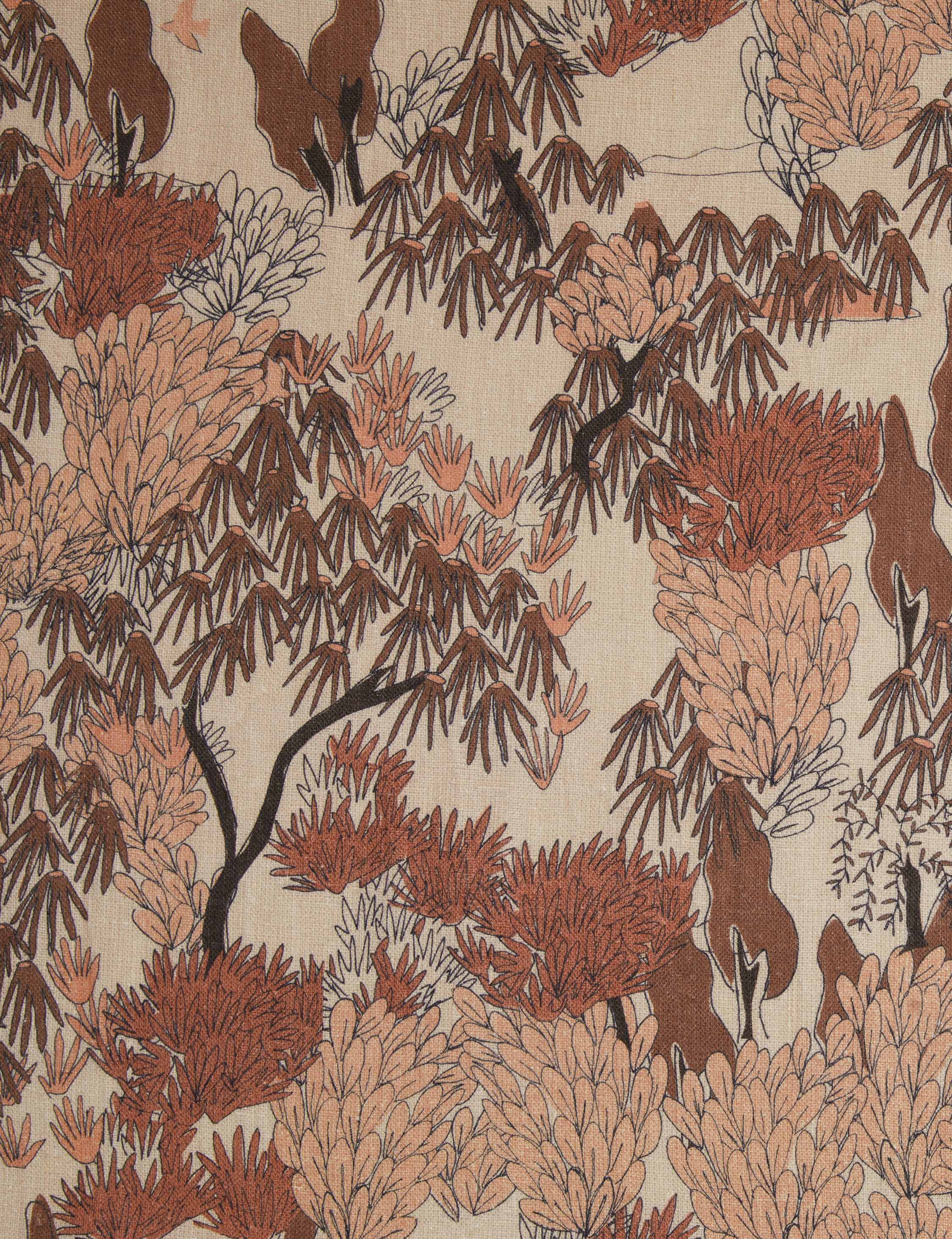 Lulu and Georgia Garden Walk Linen Fabric by Sarah Sherman Samuel - view 9