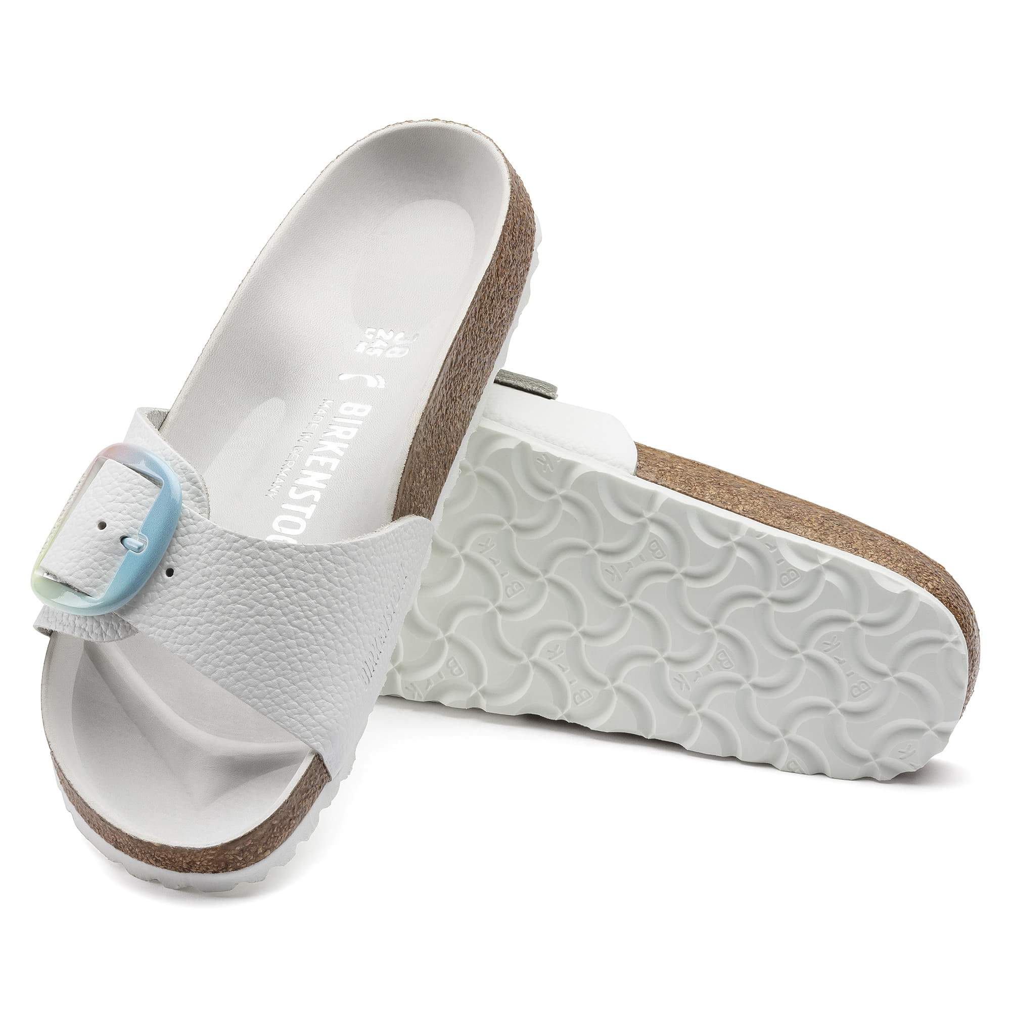 Birkenstock Madrid Big Buckle Natural Leather