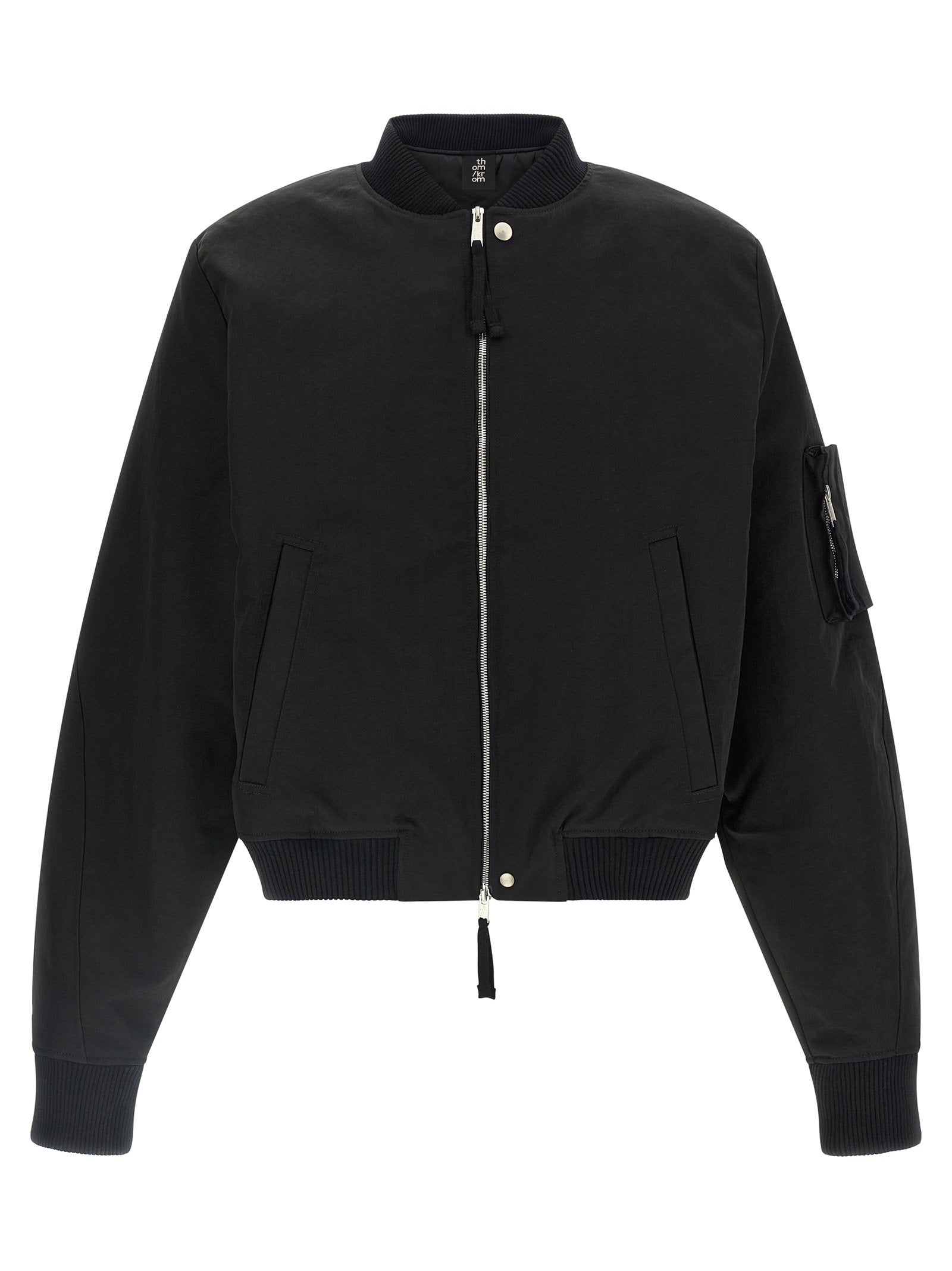Thom Krom Zipped Bomber Jacket – 100% recycled polyamide