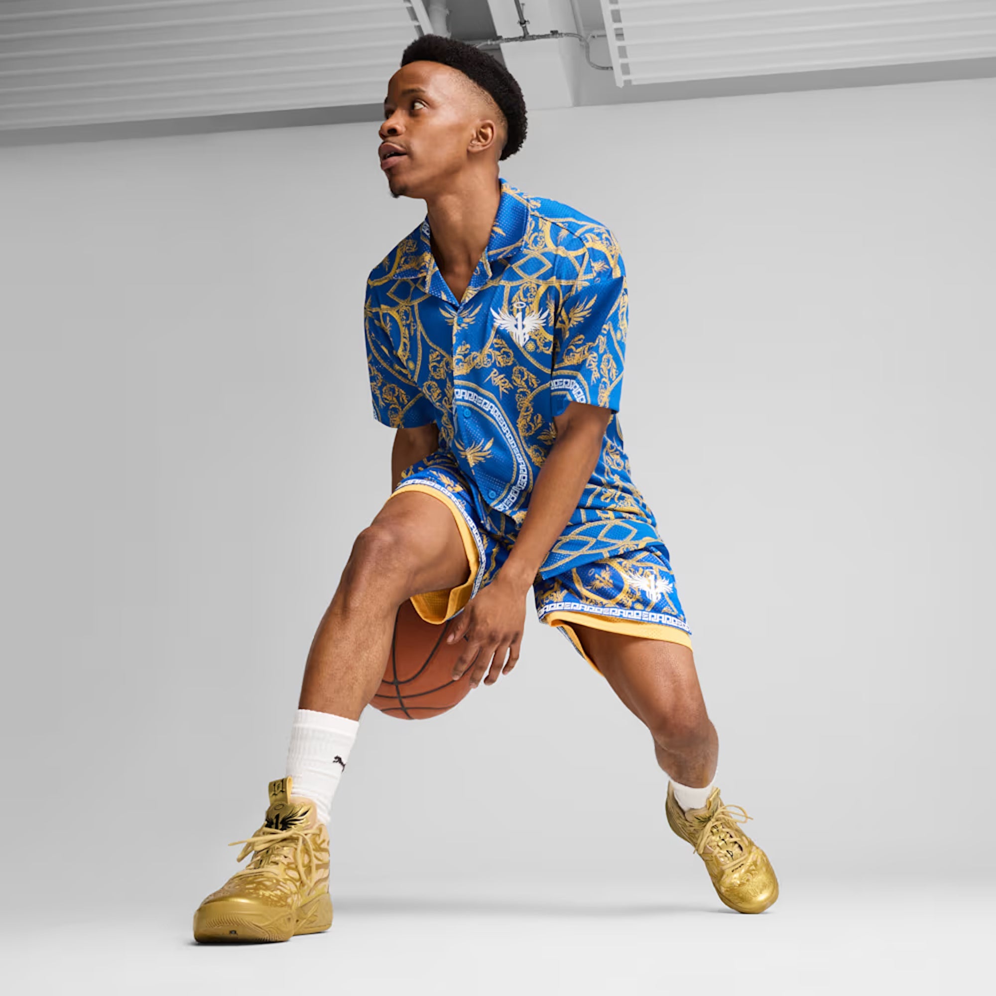 Puma | X Lamelo Ball Golden Child Shirt { Puma Team Royal - view 7
