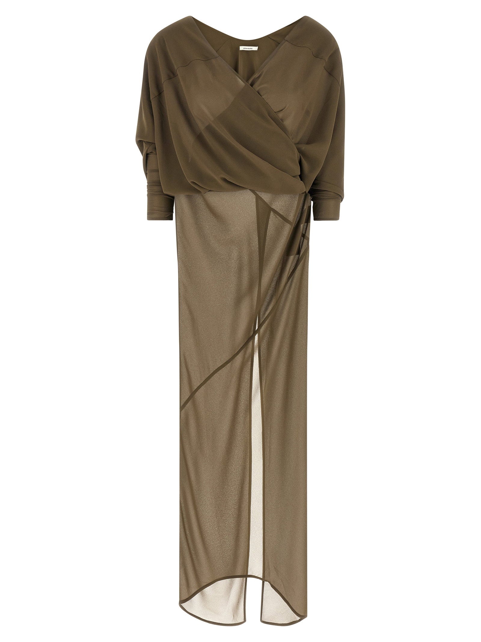 Entire Studios Asymmetrical Skirt Dress – 100% polyester