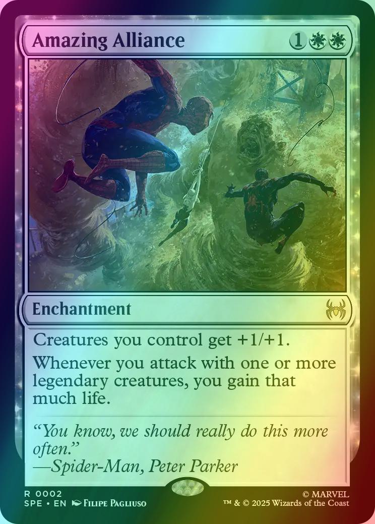 Amazing alliance 2 – Magic Amazing Alliance [2] [Marvel's Spider-Man Eternal] [Foil]