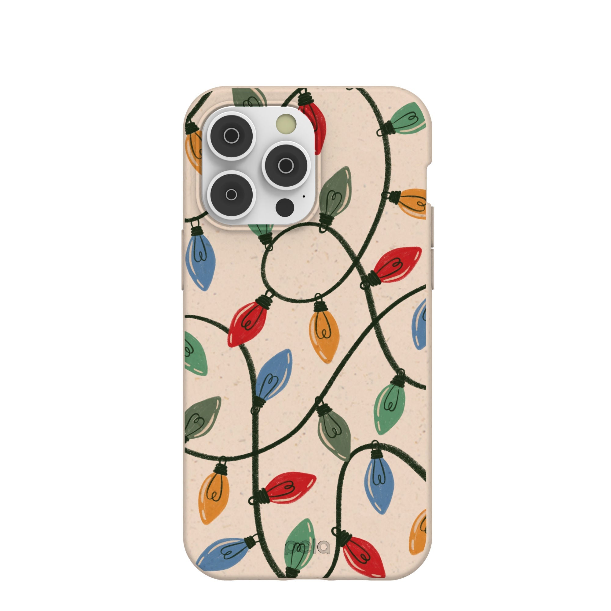 Pela Case Seashell Holiday Lights iPhone 14 Pro Max Case