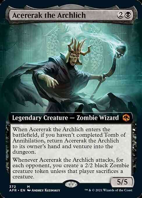 Magic Acererak the Archlich [372] [Extended Art] [Adventures In The Forgotten Realms] [Non-Foil]