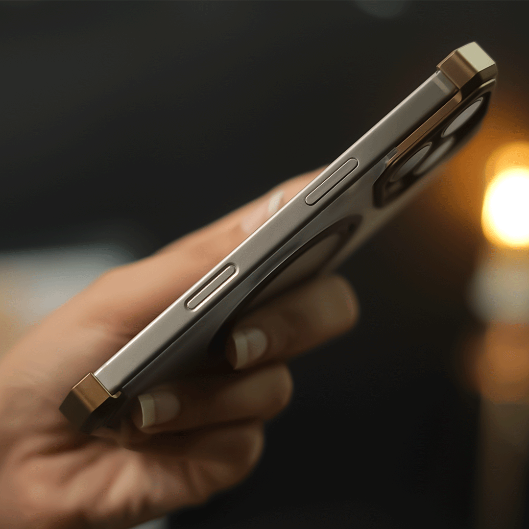 Million Cases Ultimate Slim Frameless Metal Stand Case - iPhone - view 16