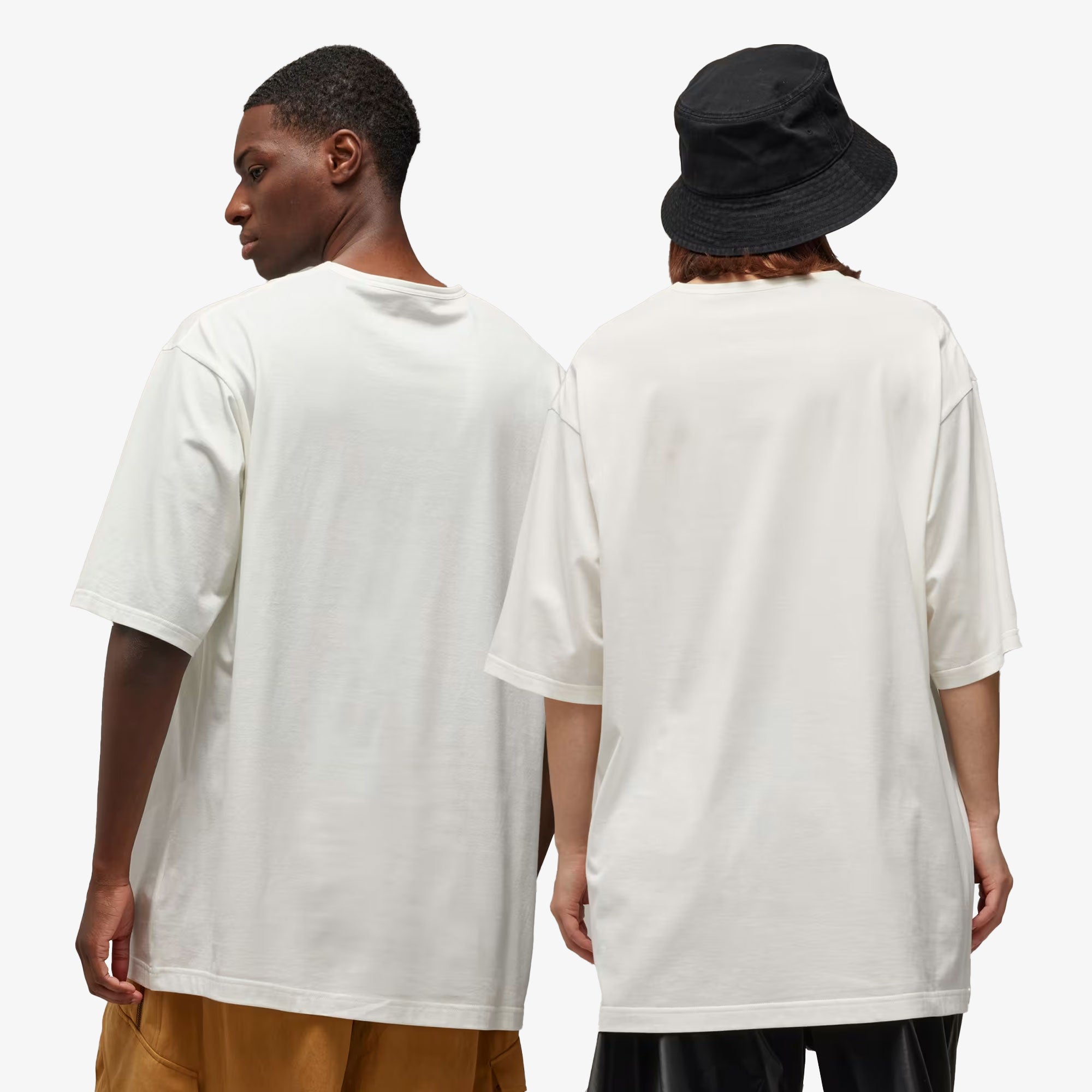 Y-3 | Boxy Short Sleeve Tee { Off White - view 2