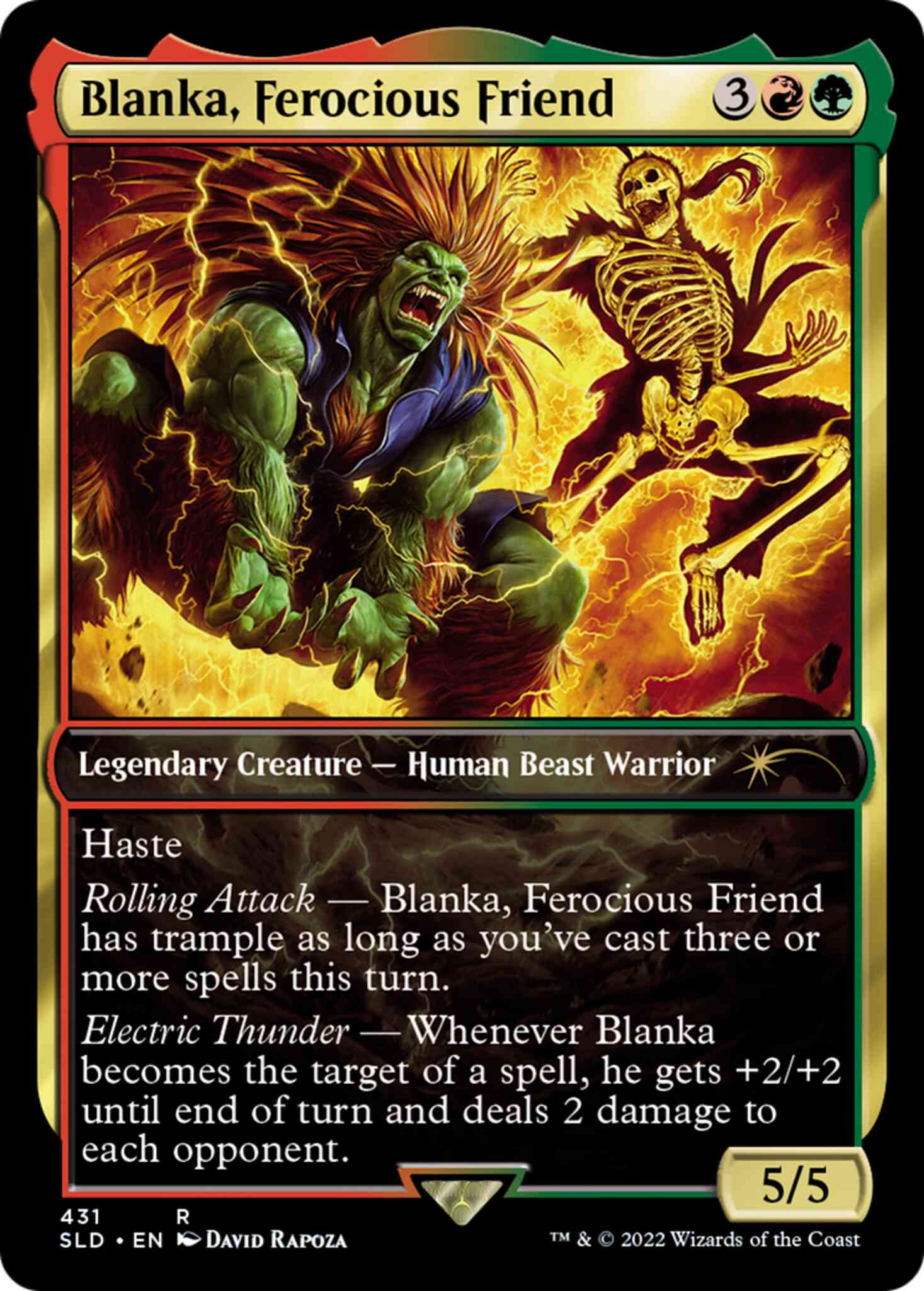 Blanka ferocious friend – Magic Blanka, Ferocious Friend [0431] [Street Fighter] [Secret Lair Drop] [Non-Foil]