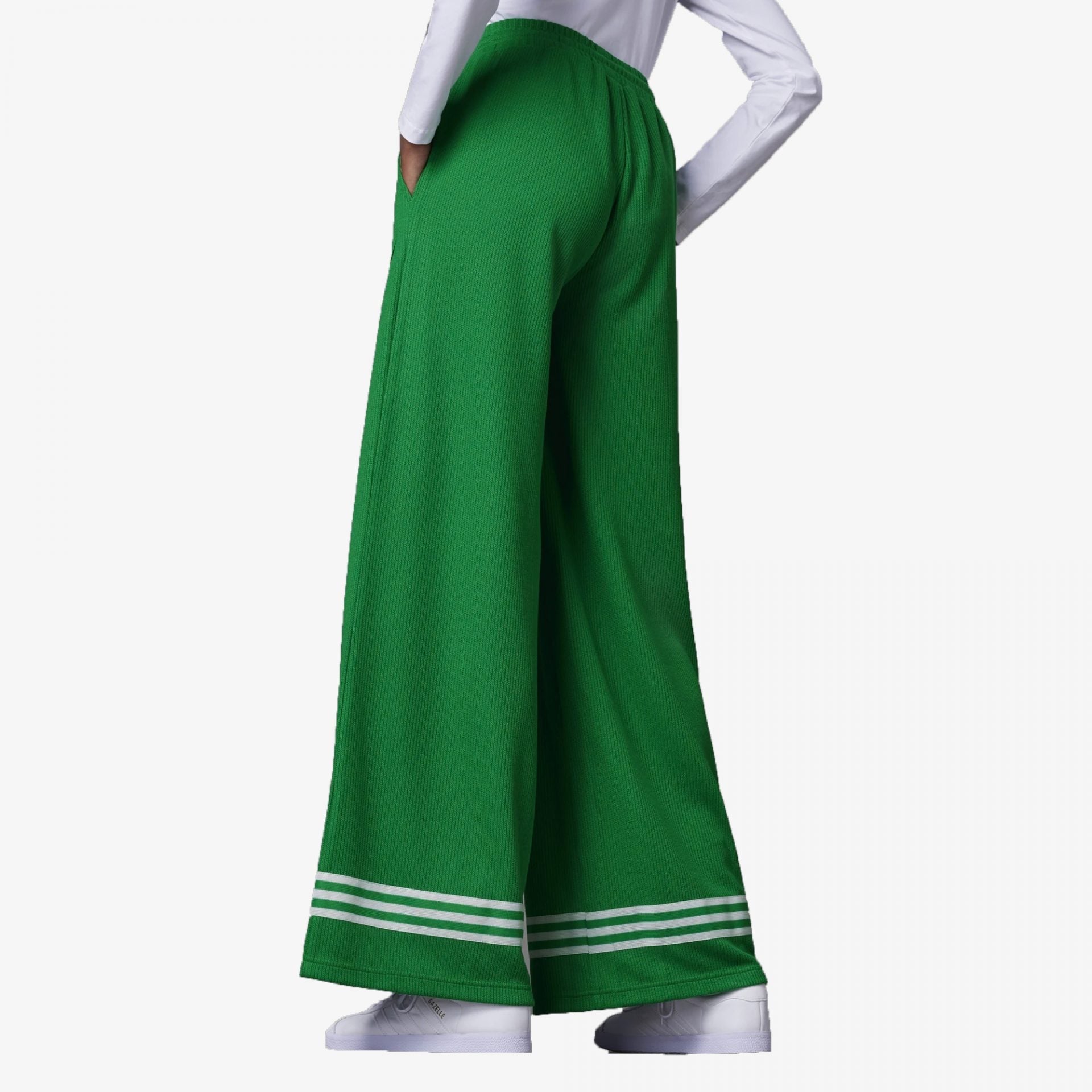 Adidas | ADICOLOR HERITAGE NOW KNIT WIDE PANTS { GREEN
