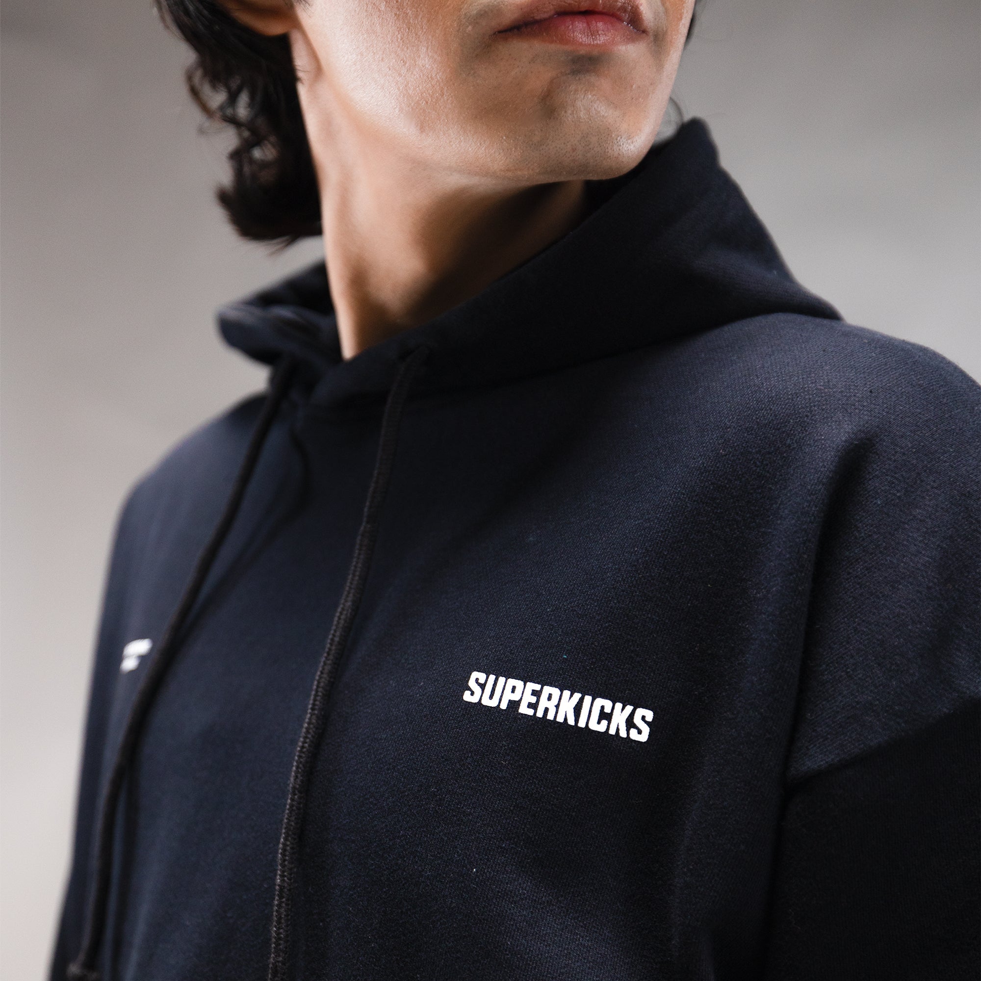 Superkicks | CORE 3.0 UNISEX HOODIE { BLACK - view 4