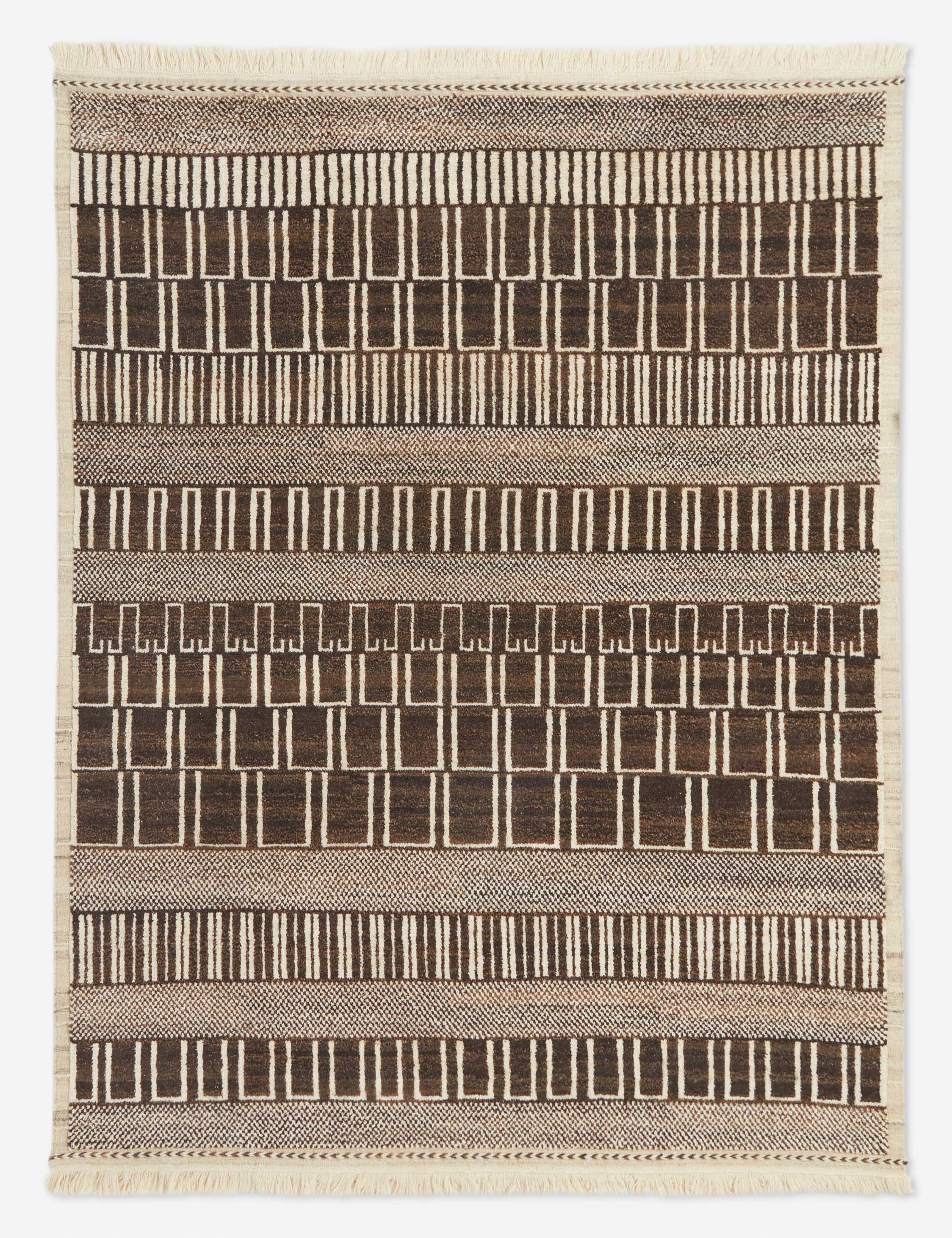 Lulu and Georgia Allard Moroccan-Style Hand-Knotted Wool Rug