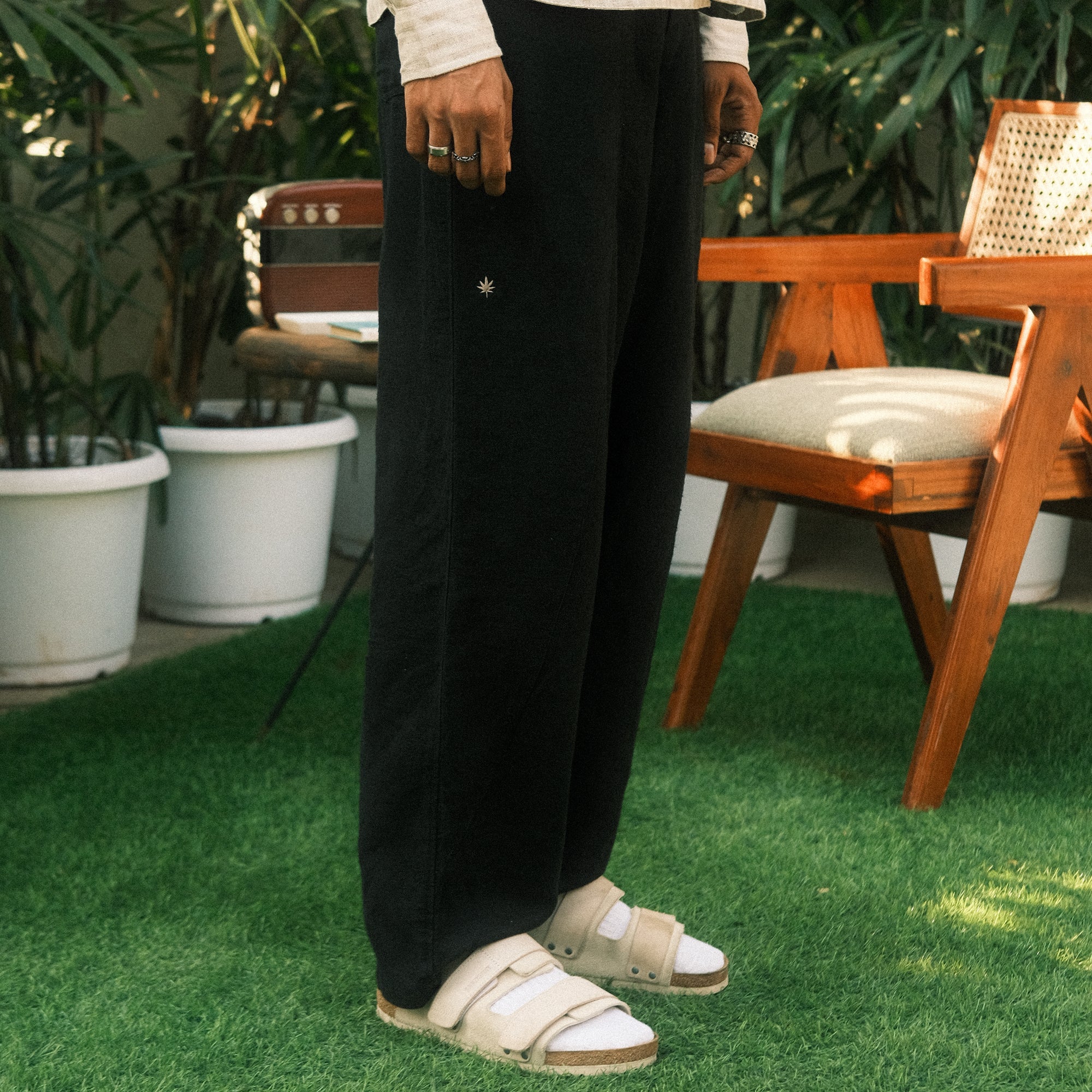 Superkicks | THE HEMP COLLECTION PANT { BLACK - view 5