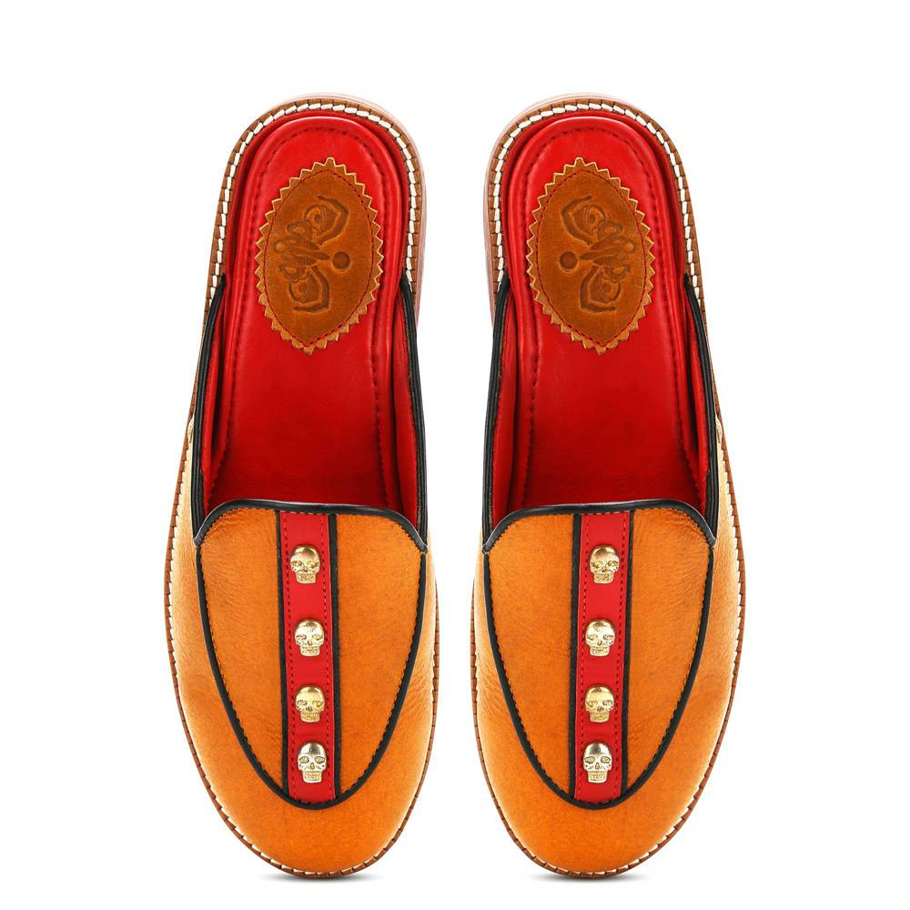 Banjaaran India Cranium Mule for Women – Mustard (discontinued) - view 2
