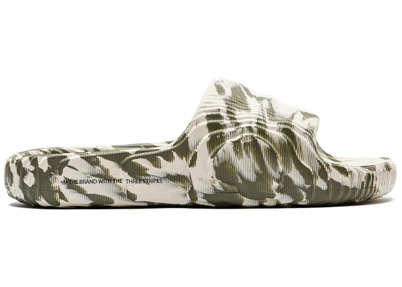 Yeezy adidas Adilette 22 Slides Olive Strata - view 2