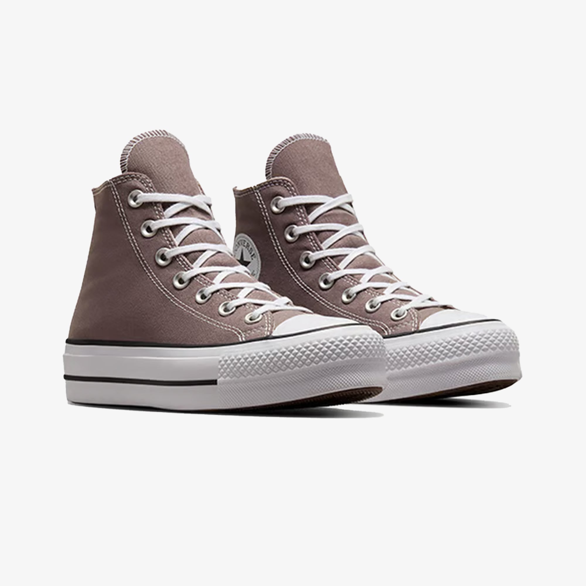 Converse | CHUCK TAYLOR ALL STAR LIFT PLATFORM { PURE PUMICE/WHITE/BLACK - view 4