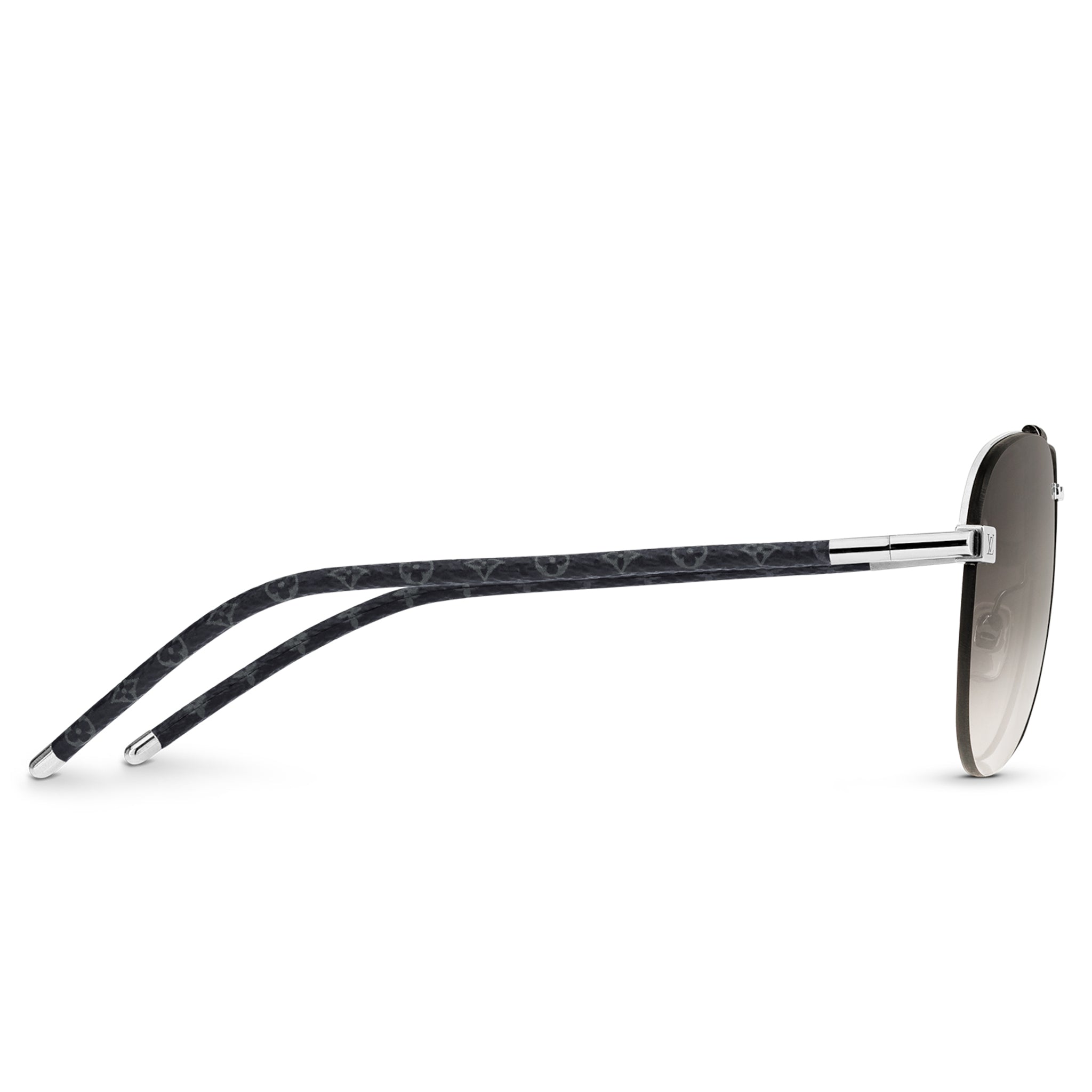 Louis Vuitton Clockwise Canvas Grey Sunglasses - view 3