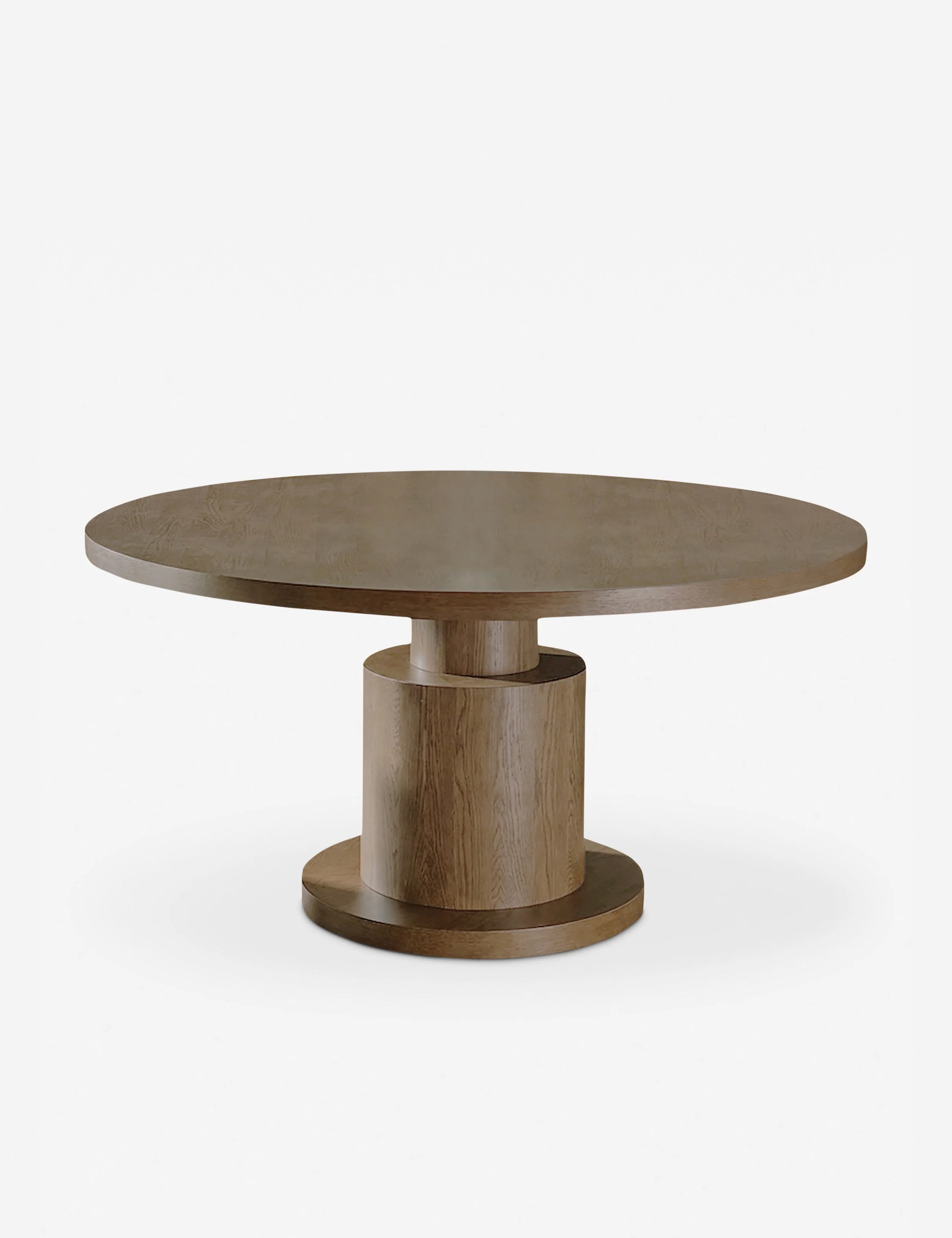 Lulu and Georgia Viona Round Dining Table – Brown