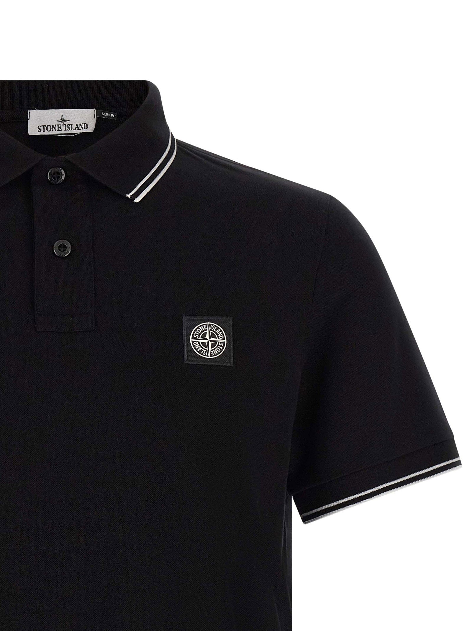 Stone Island 2200010 Polo Shirt – 95% cotton, 5% elastane - view 3