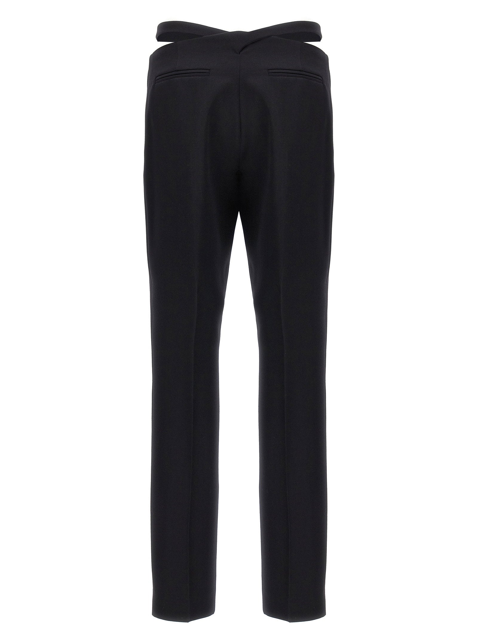The Attico Belt Detail Trousers – 100% virgin wool - view 2