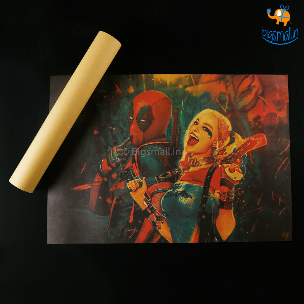 AmyLi Harley Quinn & Deadpool Poster - view 2