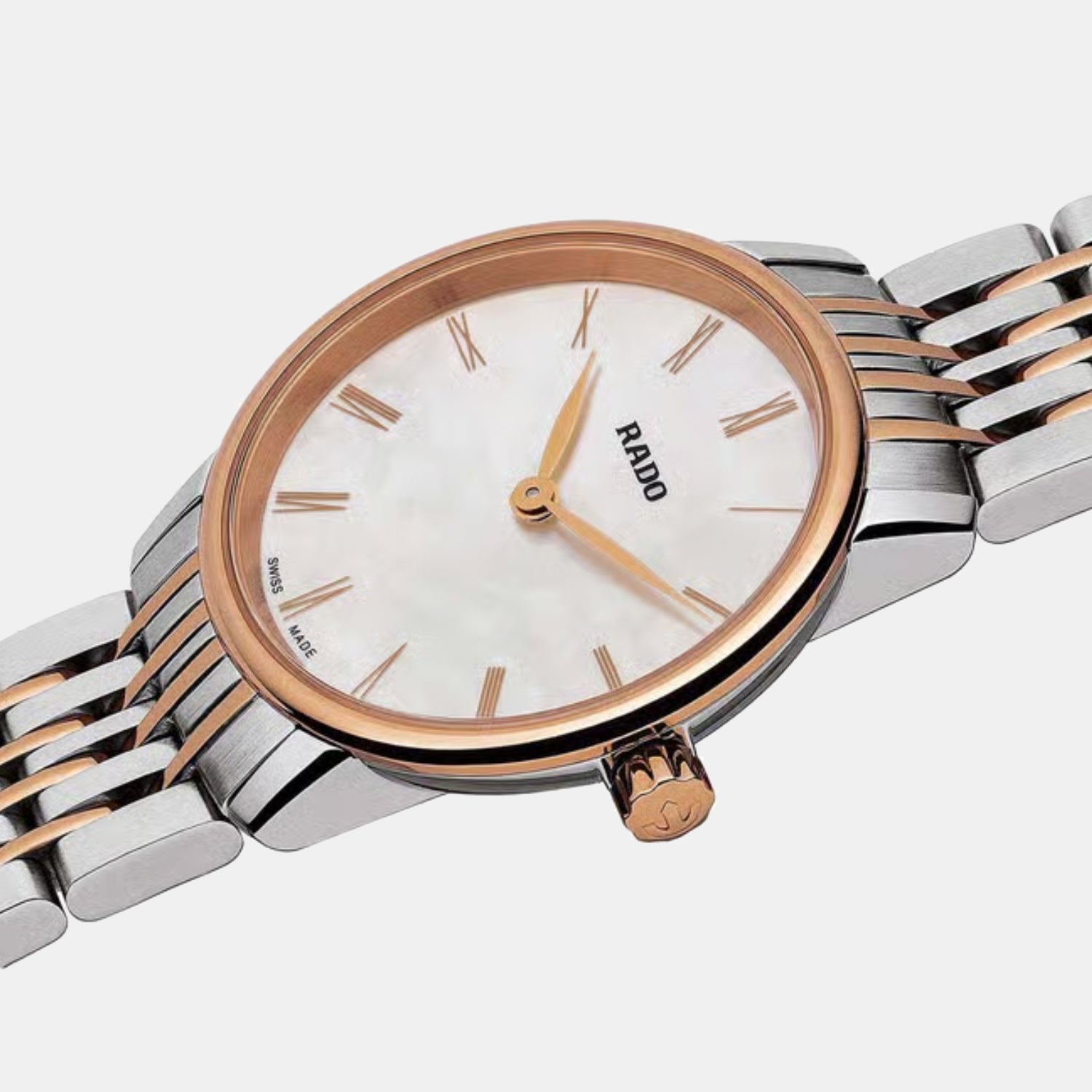 Rado Coupole Women Quartz Mother Of Pearl Dial Analog Stainless Steel Watch R22897933 - view 2