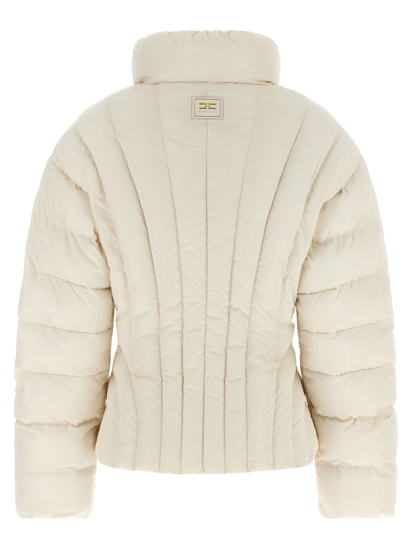 Elisabetta Franchi Exhausted Quilted Down Jacket - view 2
