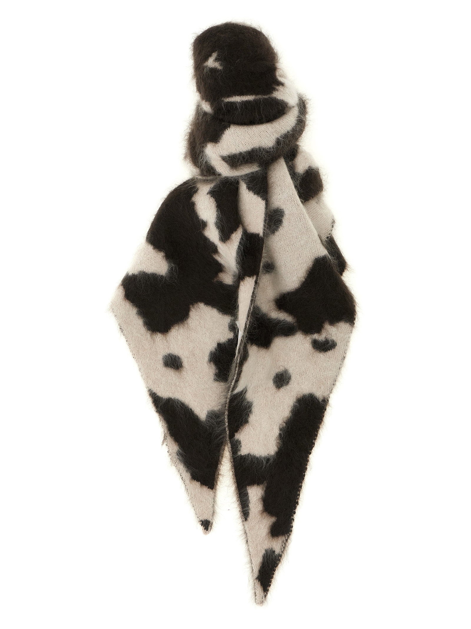 Guest In Residence Grizzly Cowhide Scarf – 100% cashmere