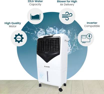 Candes Icecool Room/Personal Air Cooler (White Black) - view 4