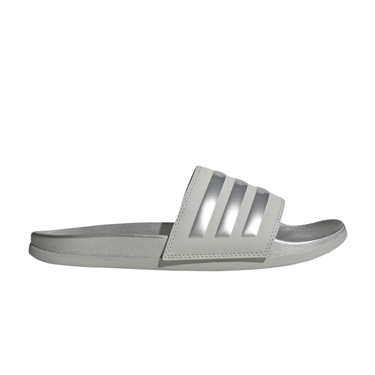 Yeezy adidas Adilette Comfort Slides Grey Silver Metallic