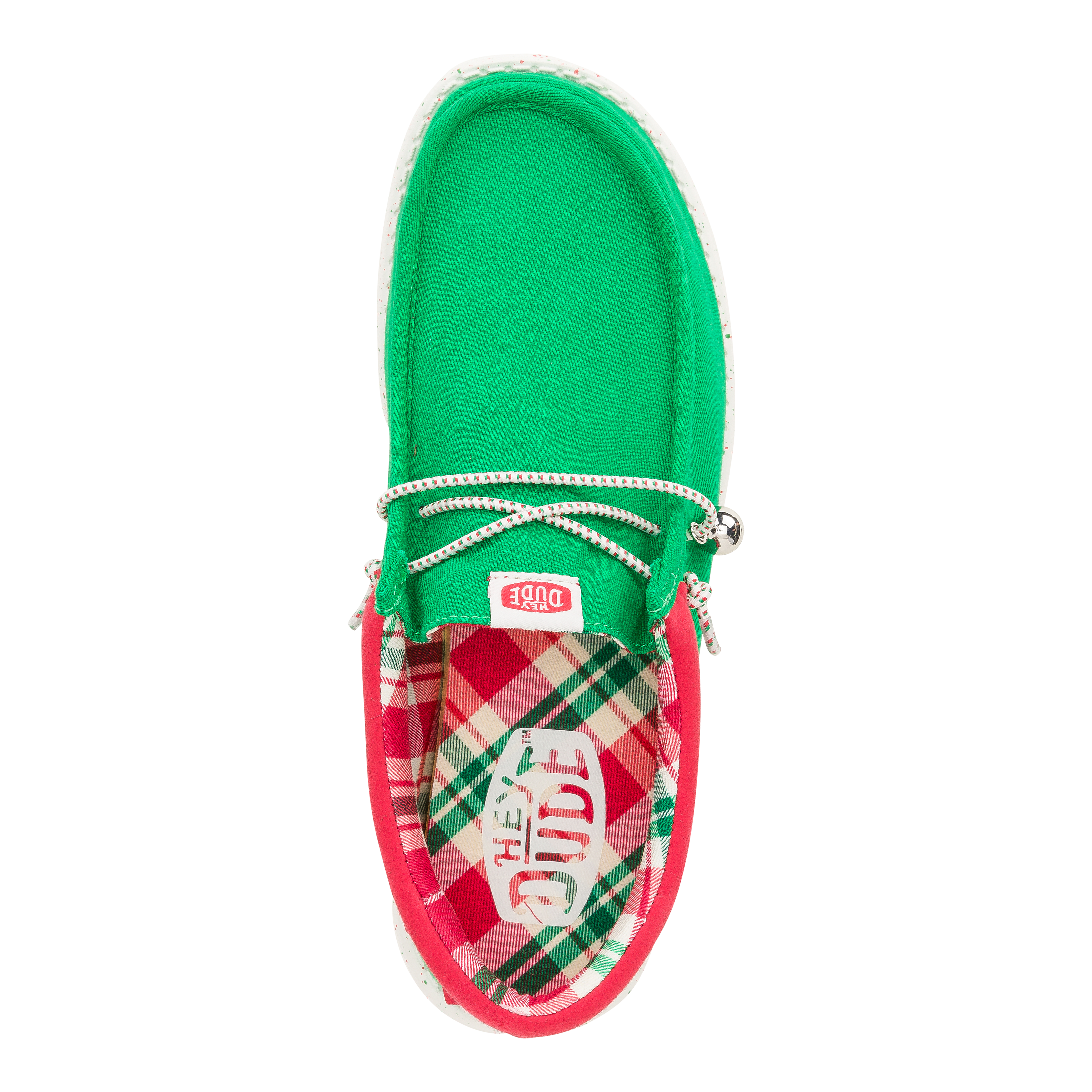 HEYDUDE shoes Wally Holiday Elf - Green/Red – Men's - view 6