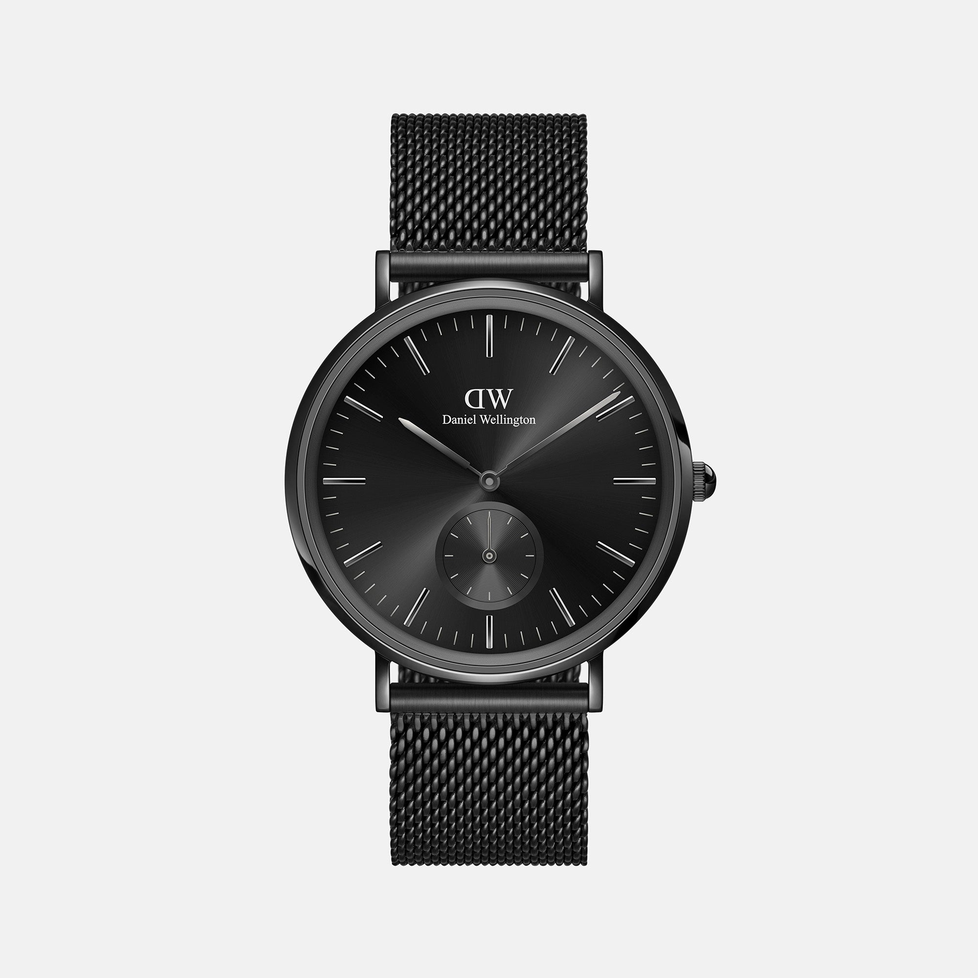 Daniel Wellington Classic Men Quartz Black Dial Analog Stainless Steel Watch DW00100714K