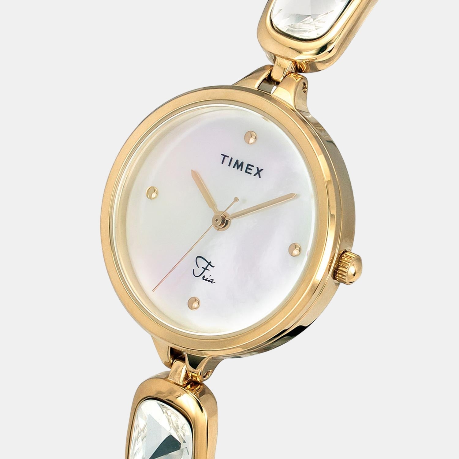 Timex Fria Women Quartz Two Tone Dial Analog Stainless Steel Watch TWEL15900 - view 5