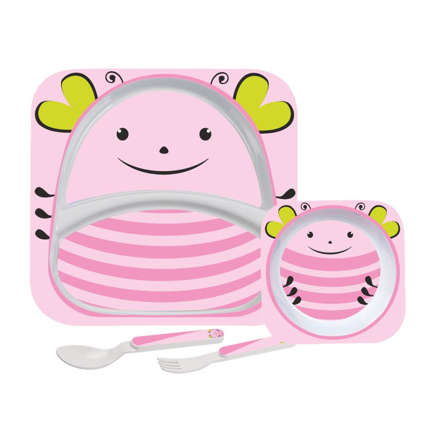 Cello Kids Lady Bug Meal Set – Pink - view 2