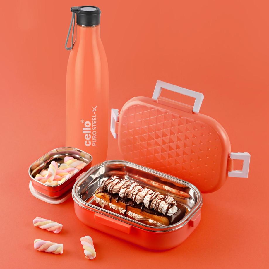 Cello Altro Neo Lunch Box & Water Bottle Set - view 2
