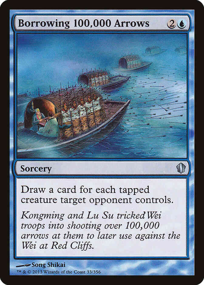 000 arrows 33 – Magic Borrowing 100,000 Arrows [33] [Commander 2013] [Non-Foil]