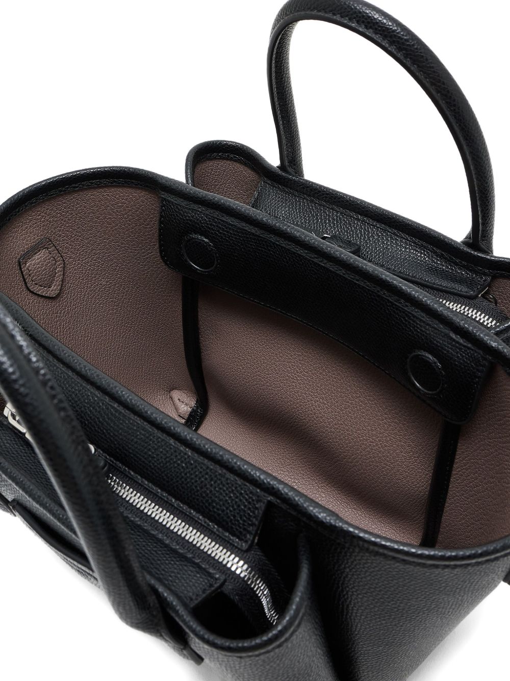 Emporio Armani Small Shopper With Palmellato Finish - view 2