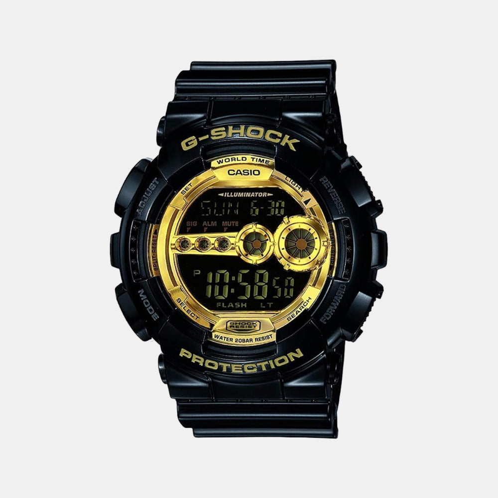Casio G-Shock Men Quartz Black Dial Digital Resin Watch G340