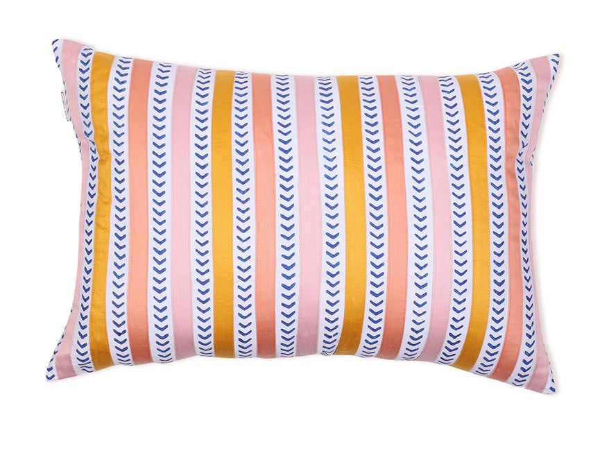 Spaces India Spun 100% Cotton Cushion Covers Applique Block printed -Mix - view 2