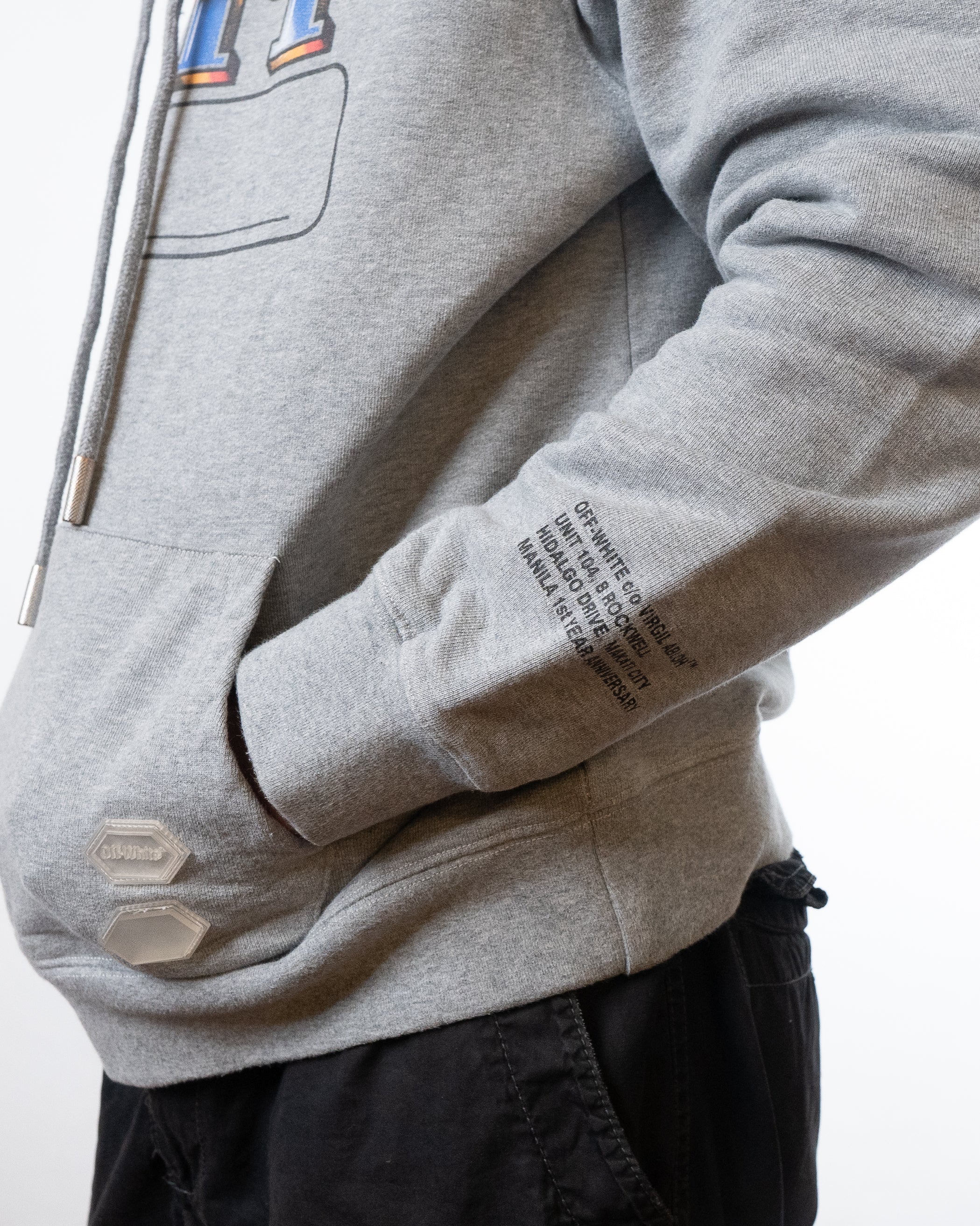 Off-White Grey Hoodie - view 2