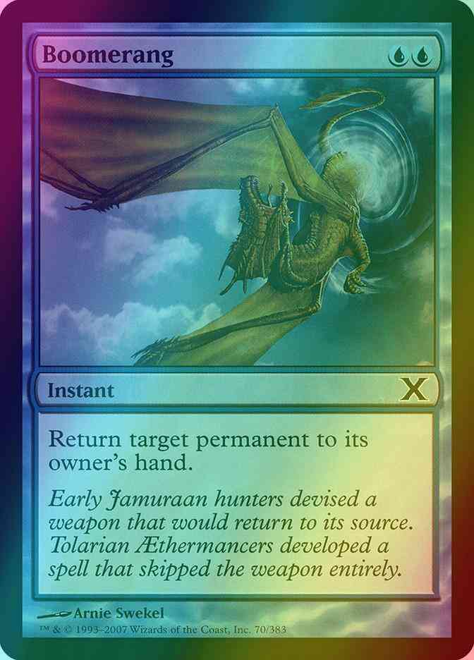 Boomerang 70 tenth – Magic Boomerang [70] [Tenth Edition] [Foil]