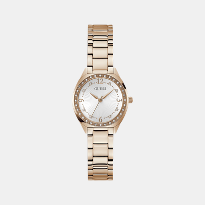 Guess Charlotte Women Quartz White Dial Analog Stainless Steel Watch GW0767L3