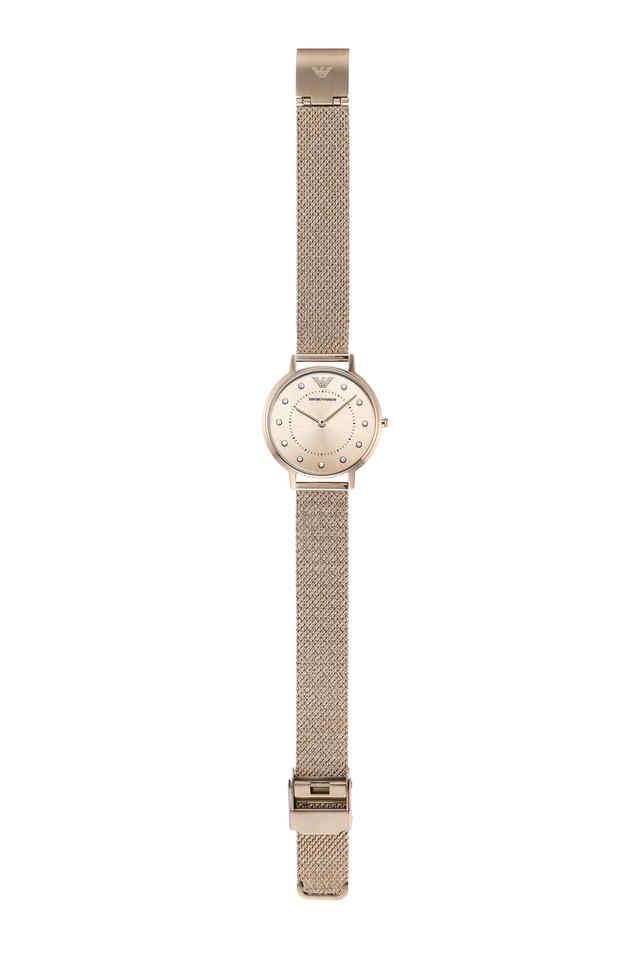 Emporio Armani Kappa Rose Gold Dial Women 32mm - view 3