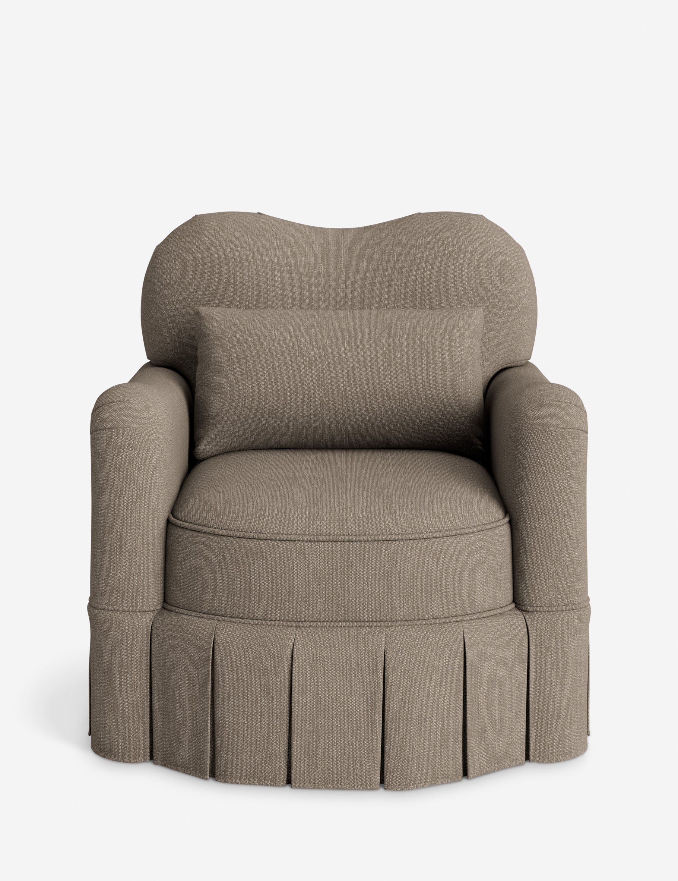 Lulu and Georgia Middleton Skirted Accent Chair by Ginny Macdonald - view 9