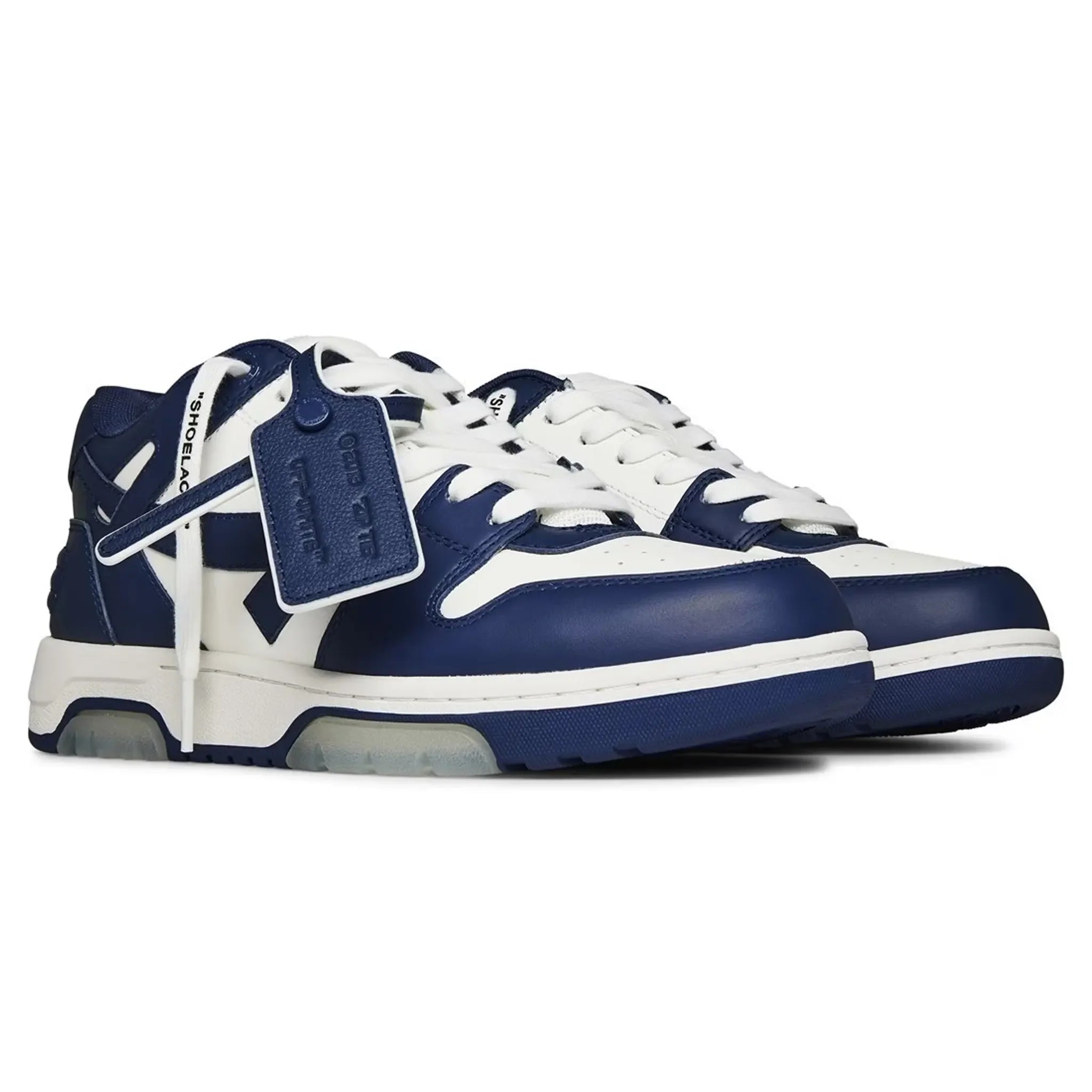 Off-White Out Of Office Navy Blue White Sneakers - view 2
